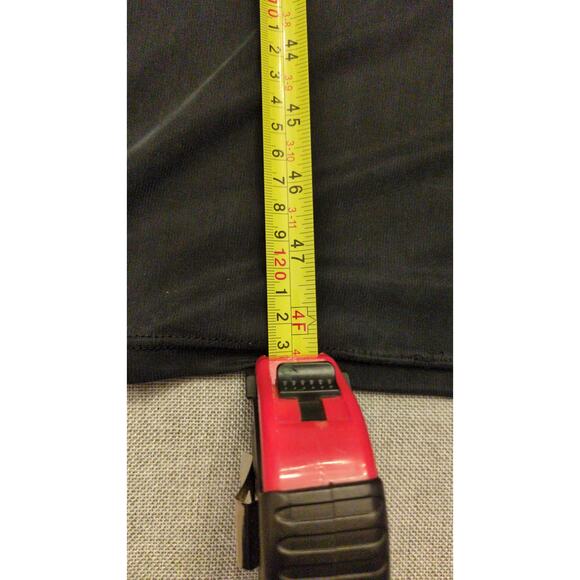 J. Peterman Black XXL Maxi Dress Flowy, Stretchy, 3/4 Sleeve, Rayon, Witchy Goth - Picture 6 of 6